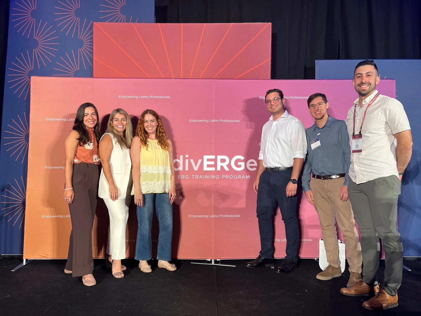 Renzo with fellow employee resource group leaders at the ALPFA Conference in Las Vegas
